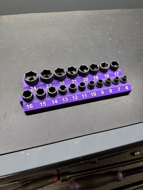 3/8 Nano Socket Organizer with Magnetic Base