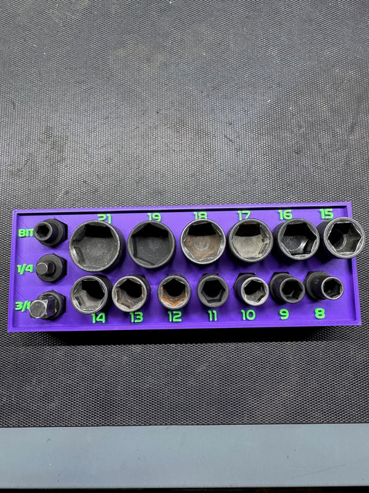 Milwaukee Insider Socket Organizer Fully Magentic