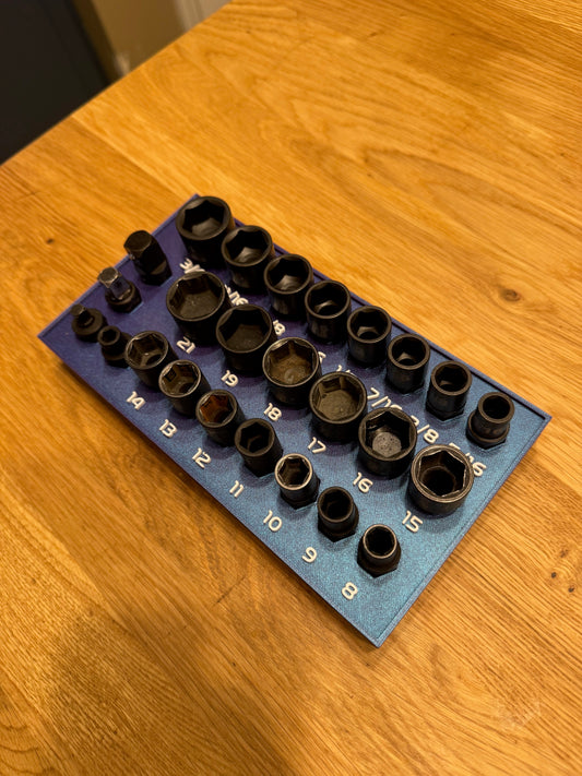 Milwaukee Insider Socket Organizer SAE & Metric w/ ALL ADAPTERS