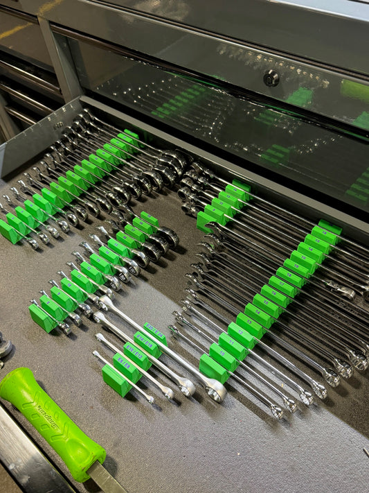 Modular Wrench Organization Set with Integrated Magnets 8-24mm