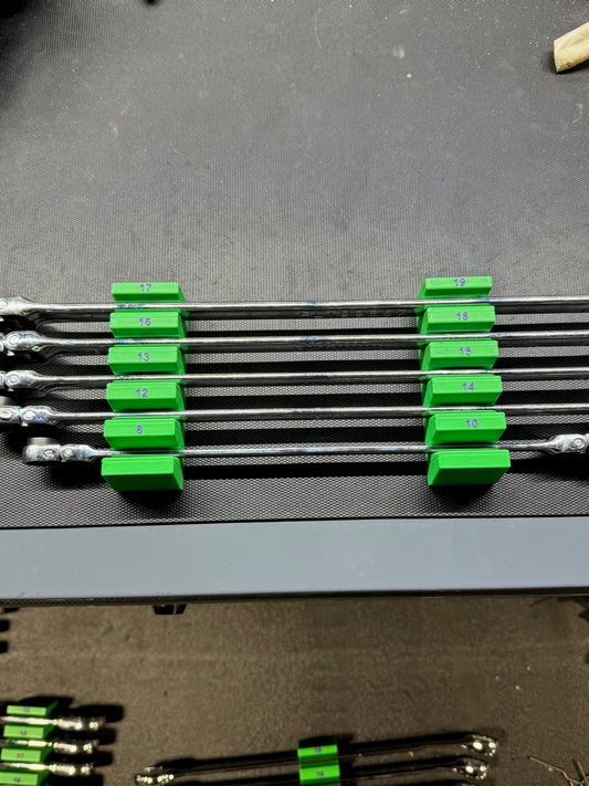 Modular Wrench Organizer Set Long Flex-Head