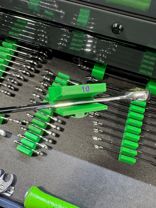 Modular Wrench Organization Set with Integrated Magnets 8-24mm