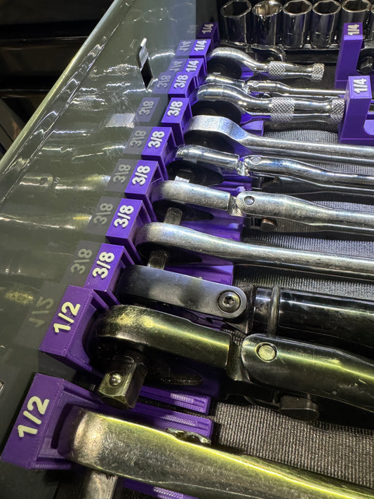 Integrated Magnetic Ratchet Organizers